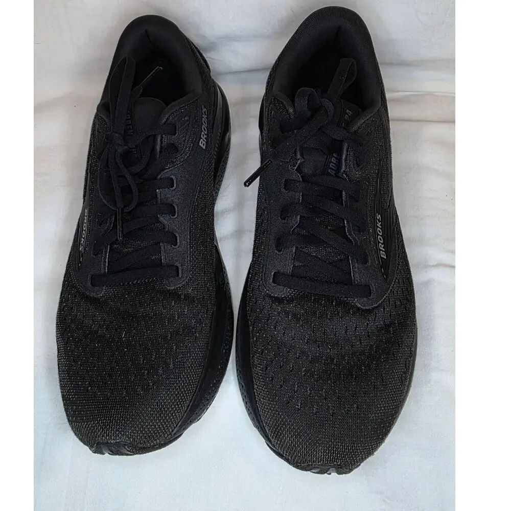 Brooks Adrenaline GTS 24 Running Shoes Black Men's 8.5 D Medium 1104371D020